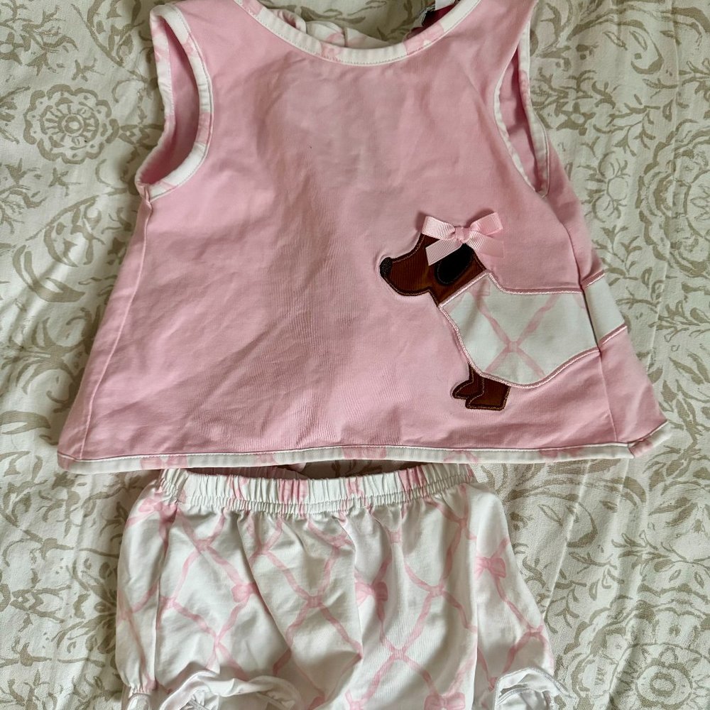 Busy Bees Smocks - Dachshund set